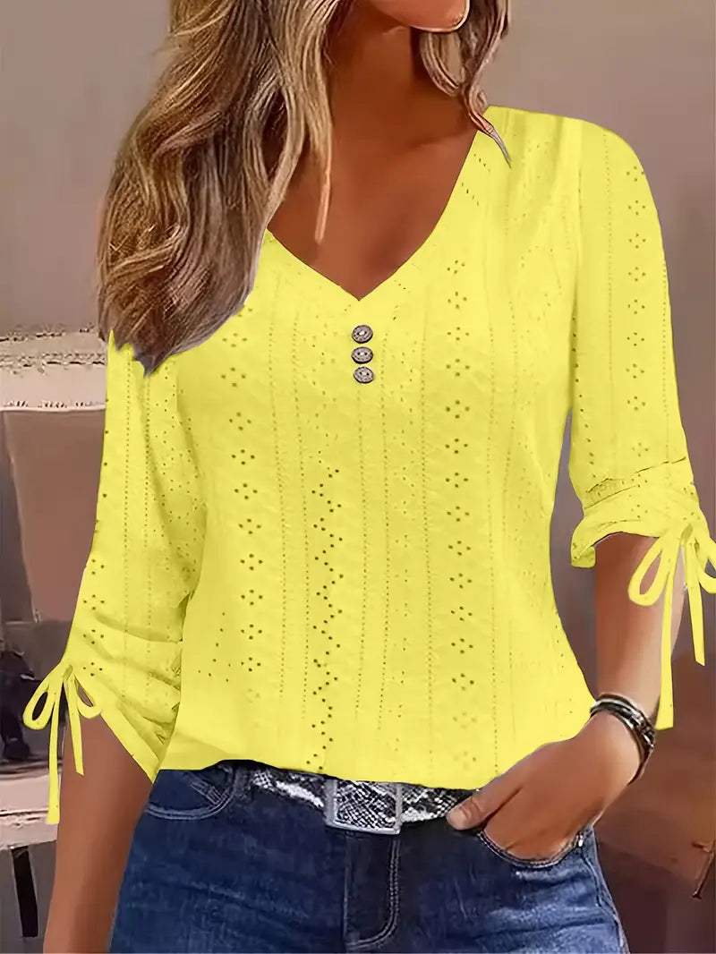 NOVA™ JACQUARD BLOUSE