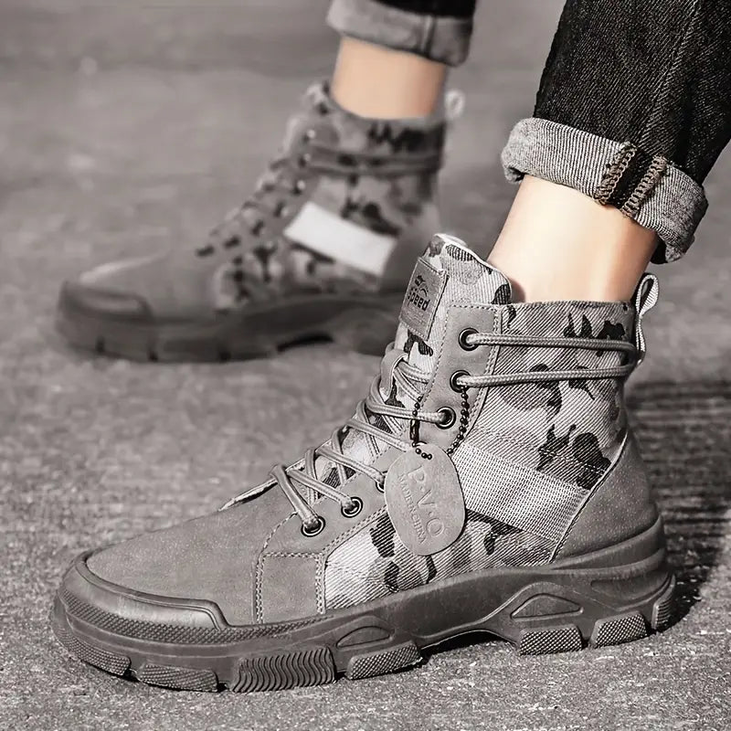 KINCARDINE⢠CAMOUFLAGE FLEECE-LINED WINTER BOOTS