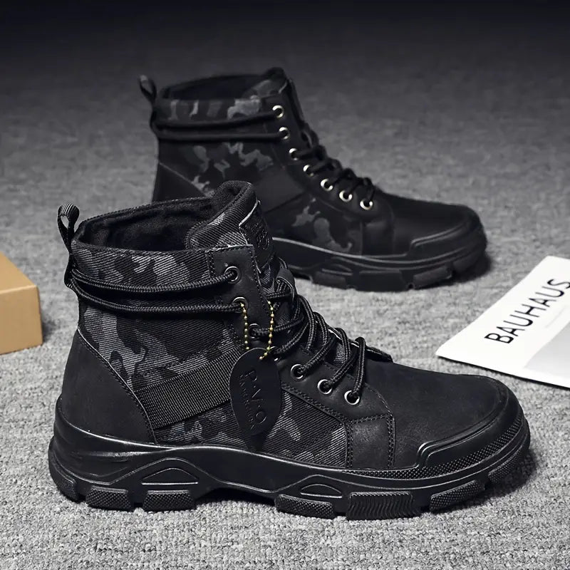 KINCARDINE⢠CAMOUFLAGE FLEECE-LINED WINTER BOOTS
