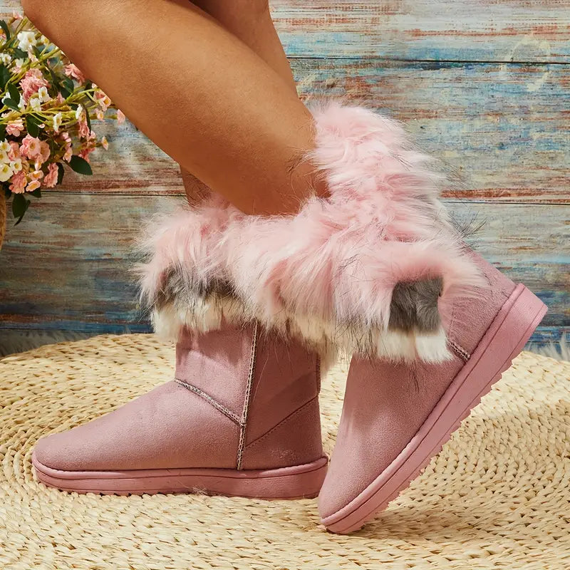 KASLOβ’ FUR SLIP-ON WINTER BOOTS