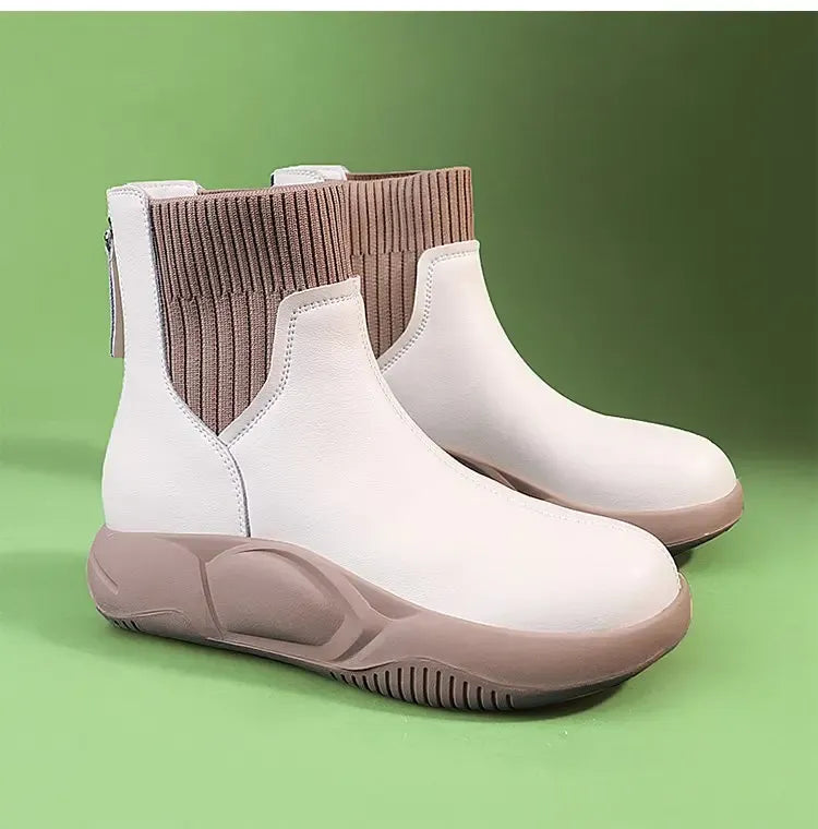WOMEN'S ORTHOPEDIC THICK SOLE ANKLE BOOTS - BEST SELLER CANADA 2025