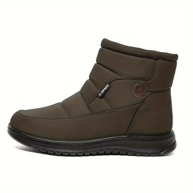 DELTA™ WOMEN'S ROUND TOE WARM SNOW BOOTS WITH SIDE ZIPPER