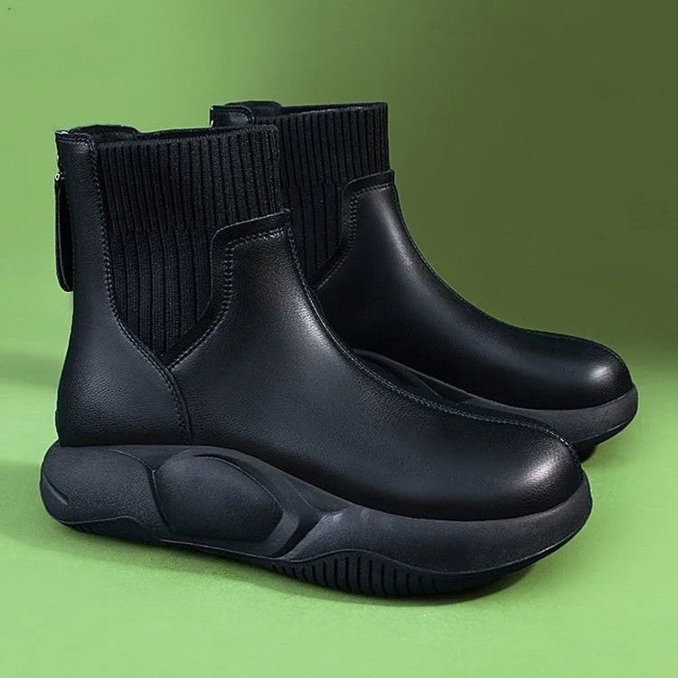 WOMEN'S ORTHOPEDIC THICK SOLE ANKLE BOOTS - BEST SELLER CANADA 2025