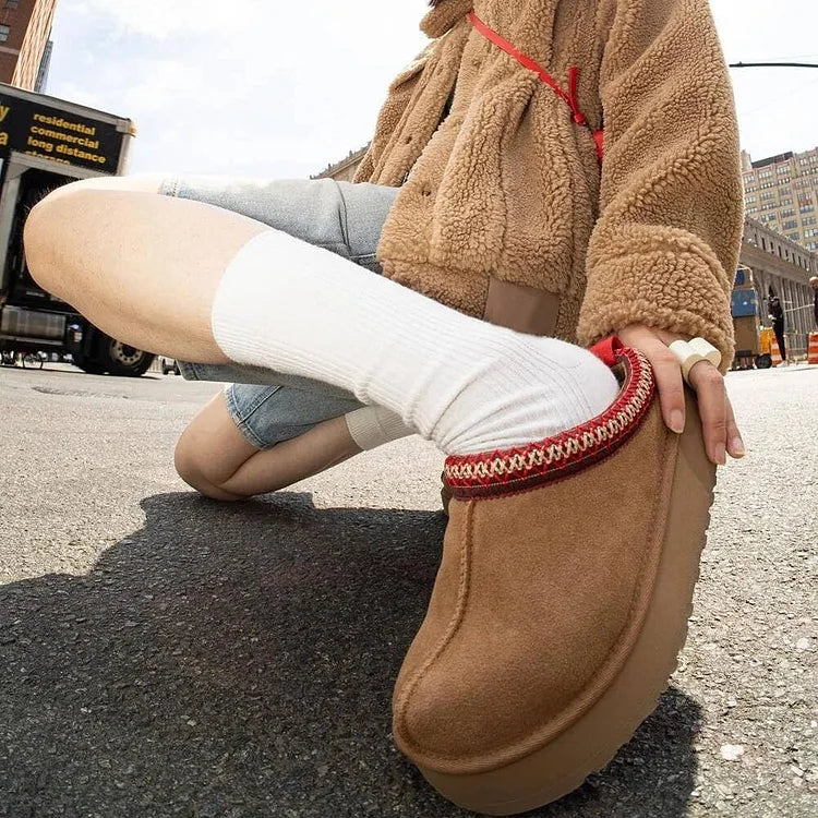 CALIENNE⢠WOMEN'S COZY PLATFORM SLIPPERS