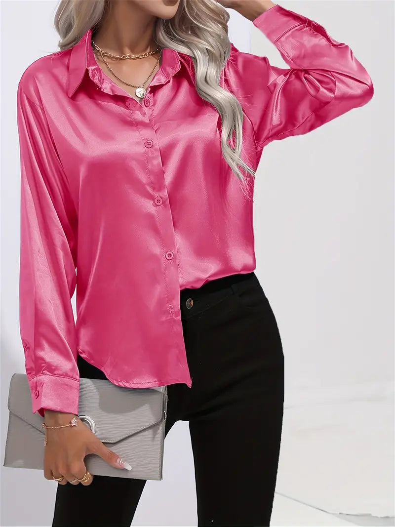 STELLA™ SATIN-LIKE BLOUSE