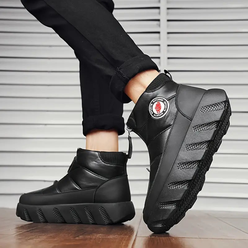 PINEBROOKâ„¢ WATERPROOF FUZZY LINED WINTER BOOTS