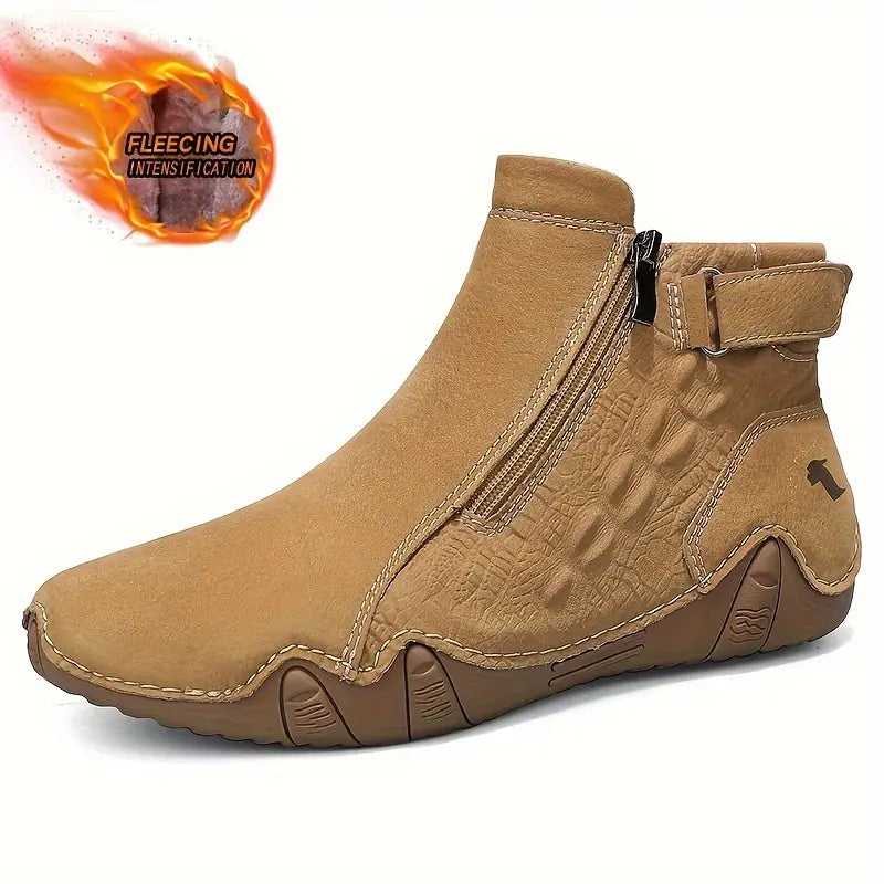 CRANBROOKâ„¢ MEN'S STYLISH SOLID COLOR ZIPPER BOOTS