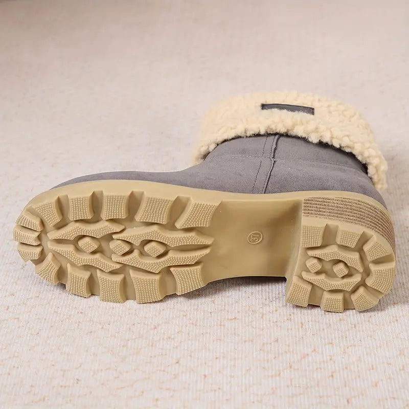 BRIERFIELD™ PLUSH LINED CHUNKY HEEL WINTER BOOTS