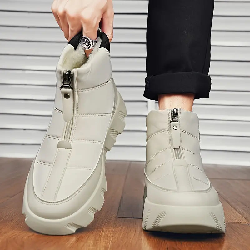 PINEBROOKâ„¢ WATERPROOF FUZZY LINED WINTER BOOTS