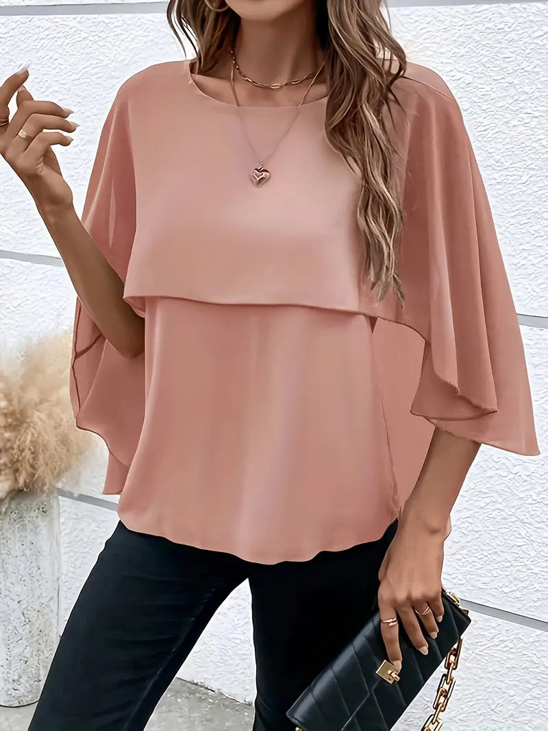 CELINAâ„¢ ASYMMETRICAL BLOUSE