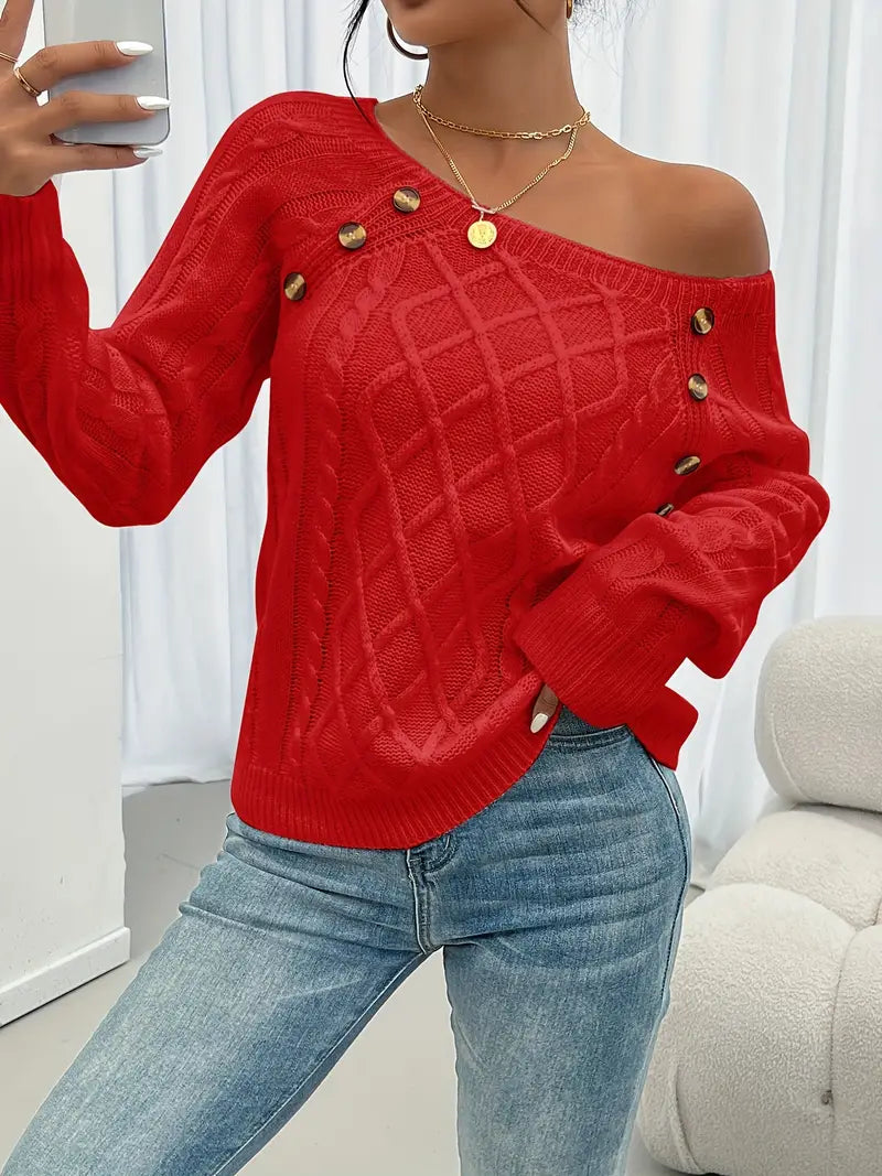 AVANI™ CABLE-KNIT SWEATER
