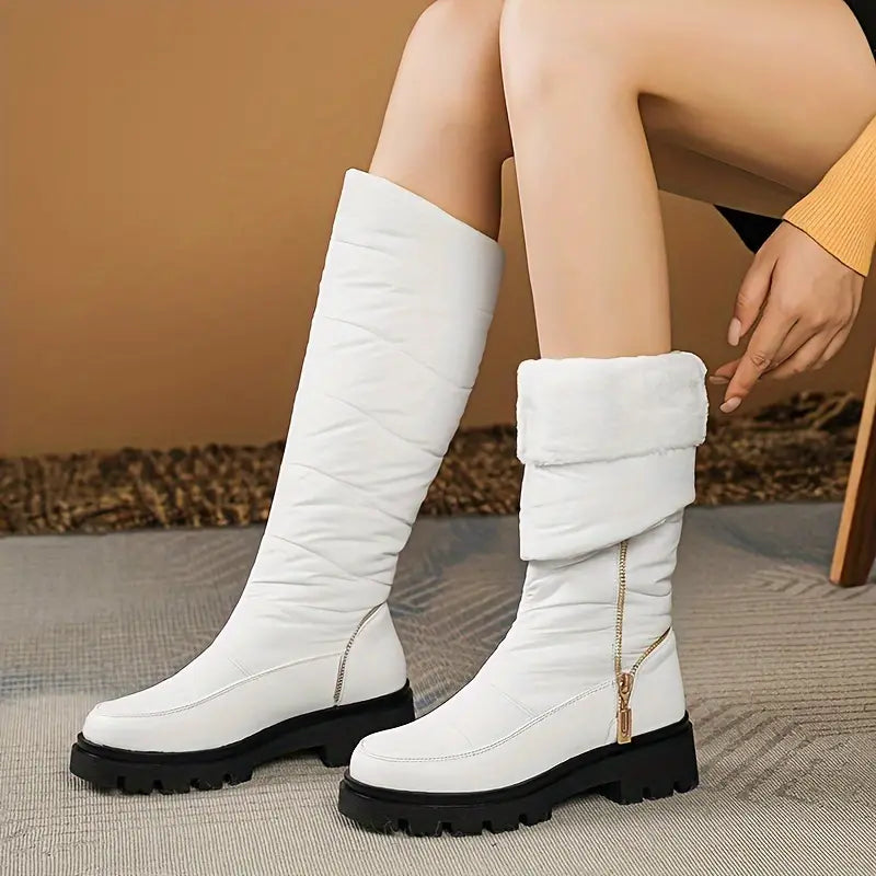 CLEARBROOKâ„¢ WOMEN'S FASHIONABLE SIDE ZIPPER WINTER BOOTS