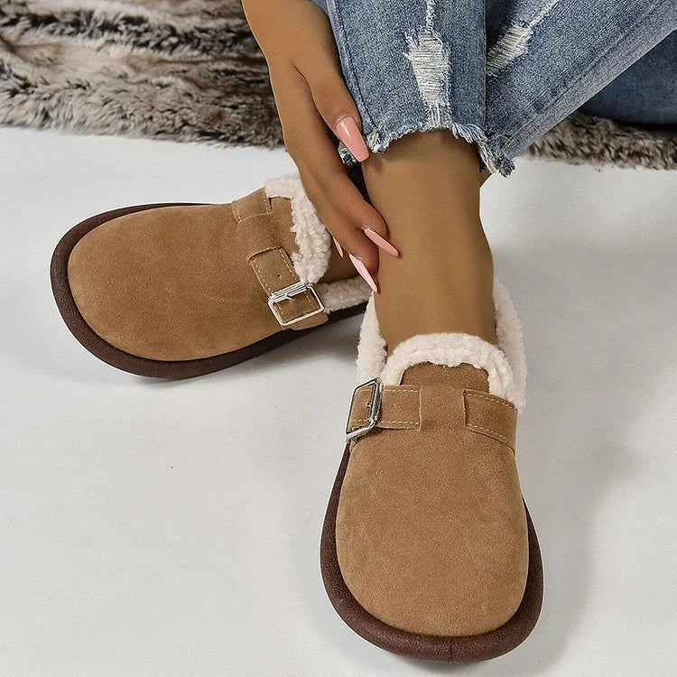 ALBERTA™ PLUSH ROUND TOE SLIP-ON ORTHOPEDIC SHOES