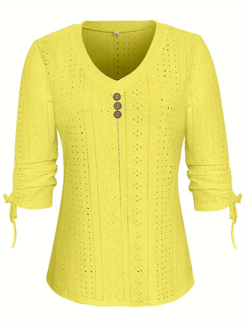 NOVA™ JACQUARD BLOUSE