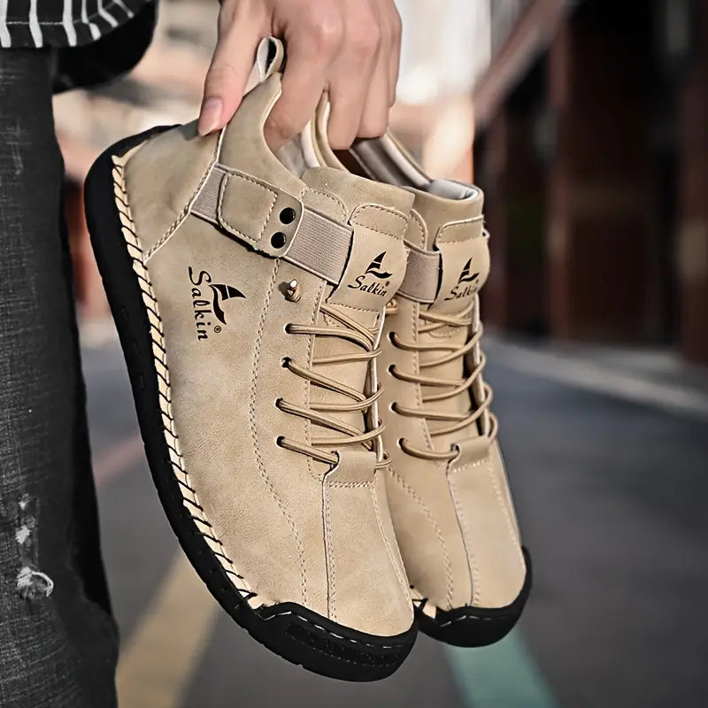 VERNON™ PLUS SIZE SOLID COLOUR TREKKING BOOTS