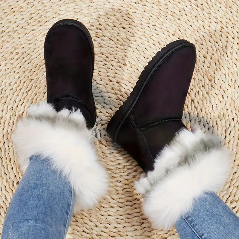 KASLOβ’ FUR SLIP-ON WINTER BOOTS