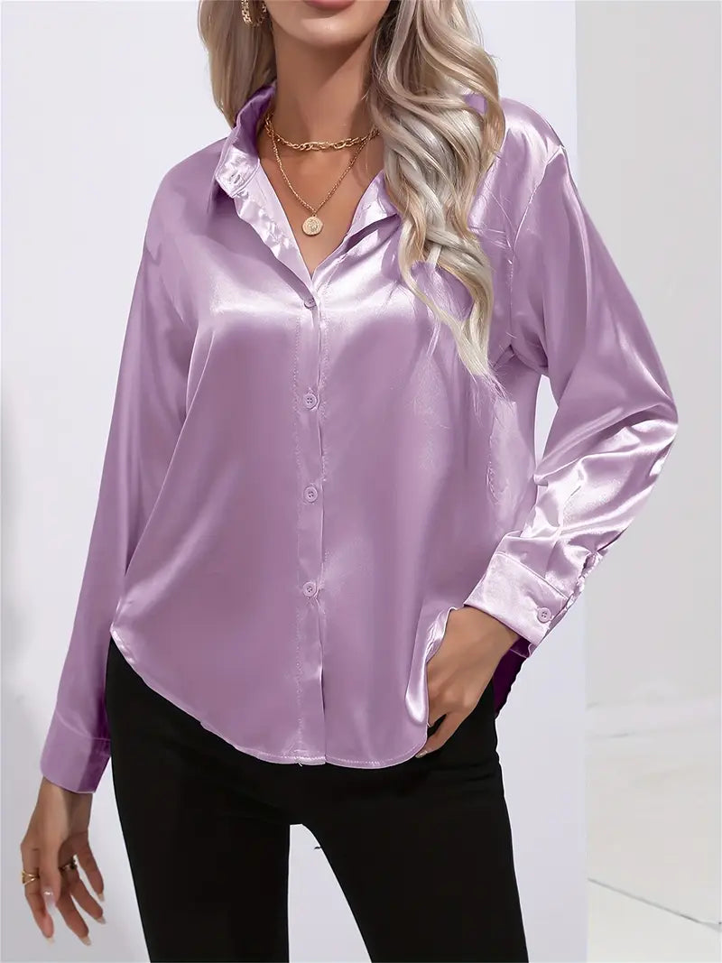 STELLA™ SATIN-LIKE BLOUSE