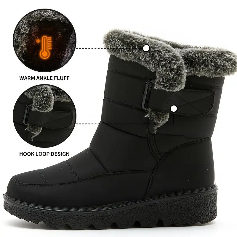 PERCE⢠WATERPROOF UNISEX MID CALF SNOW BOOTS
