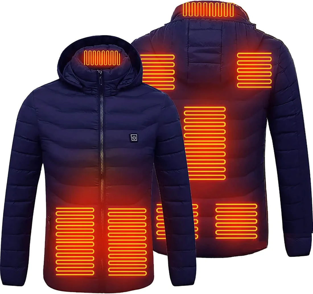 HEATJACKET⢠- ELECTRICALLY HEATED DOWN JACKET WITH HEATING CABLES