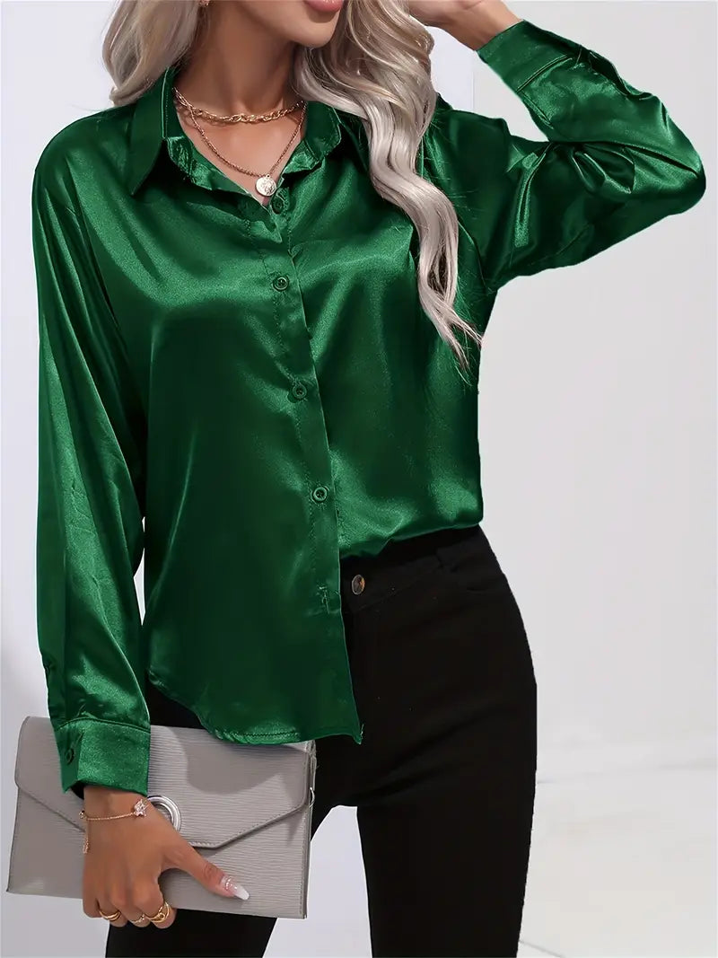 STELLA™ SATIN-LIKE BLOUSE