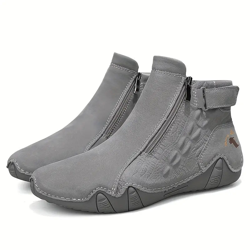 CRANBROOKâ„¢ MEN'S STYLISH SOLID COLOR ZIPPER BOOTS