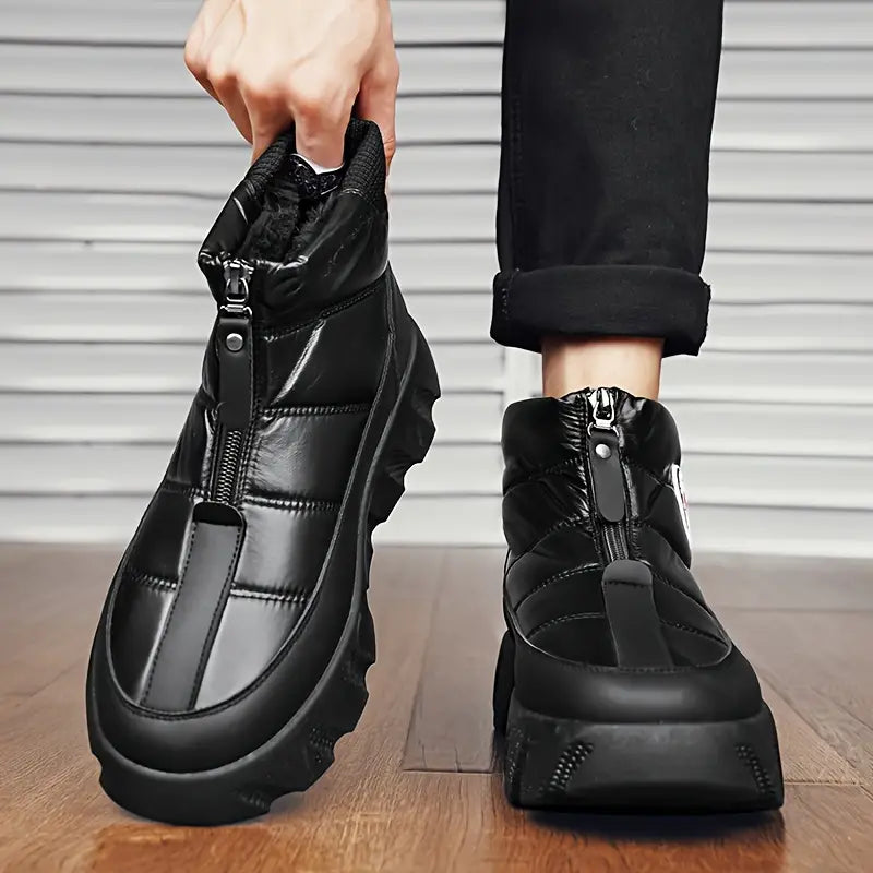 PINEBROOKâ„¢ WATERPROOF FUZZY LINED WINTER BOOTS