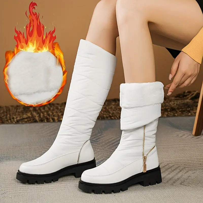 CLEARBROOKâ„¢ WOMEN'S FASHIONABLE SIDE ZIPPER WINTER BOOTS