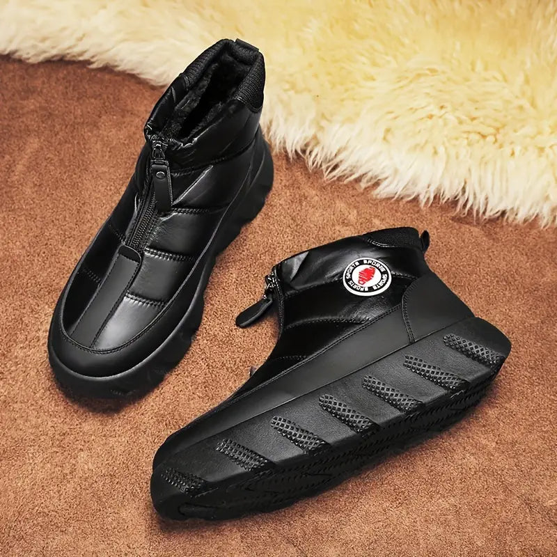 PINEBROOKâ„¢ WATERPROOF FUZZY LINED WINTER BOOTS