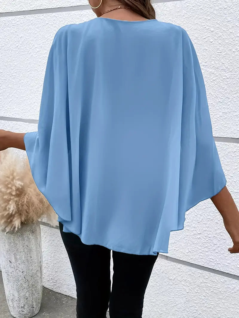 CELINAâ„¢ ASYMMETRICAL BLOUSE