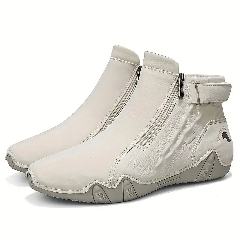 CRANBROOKâ„¢ MEN'S STYLISH SOLID COLOR ZIPPER BOOTS