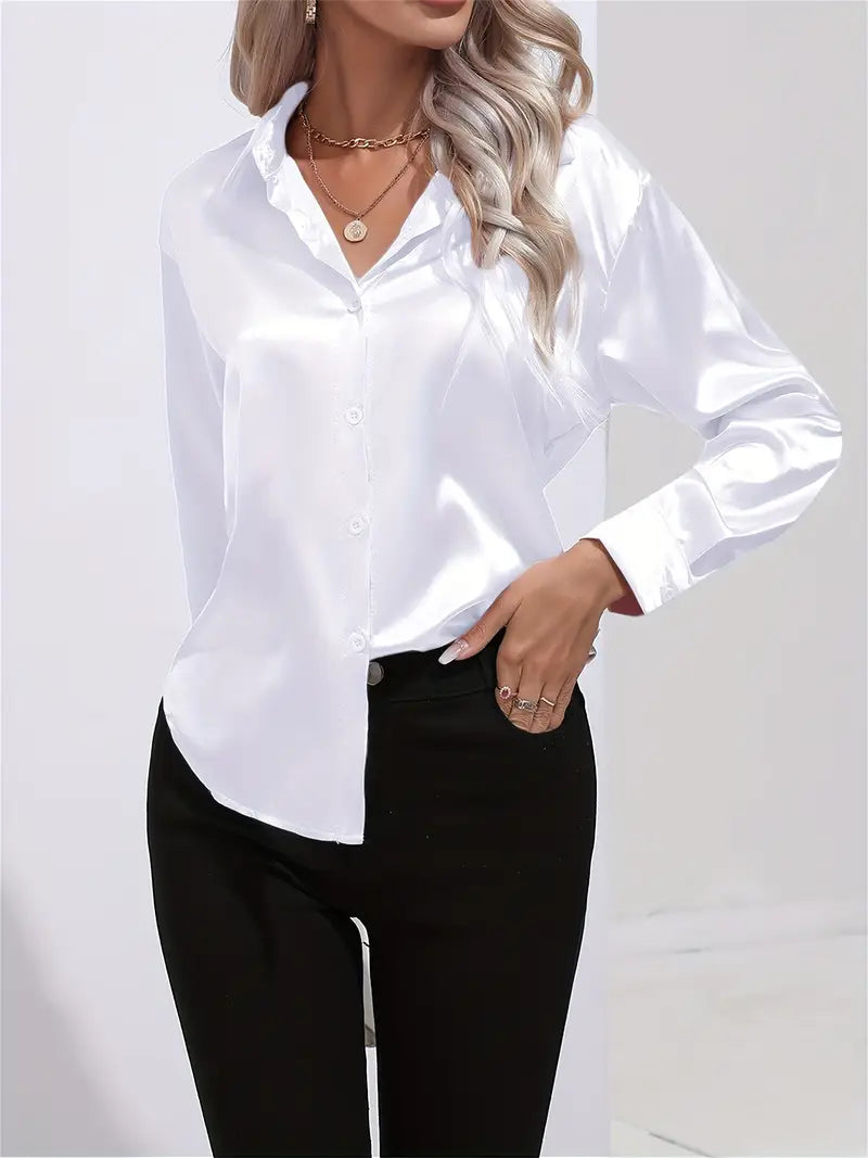 STELLA™ SATIN-LIKE BLOUSE
