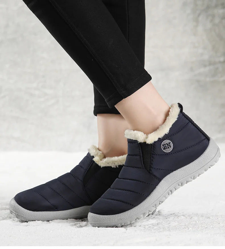 ARCTICâ„¢ COZY WARM WATERPROOF FUR SLIP ON BOOTS
