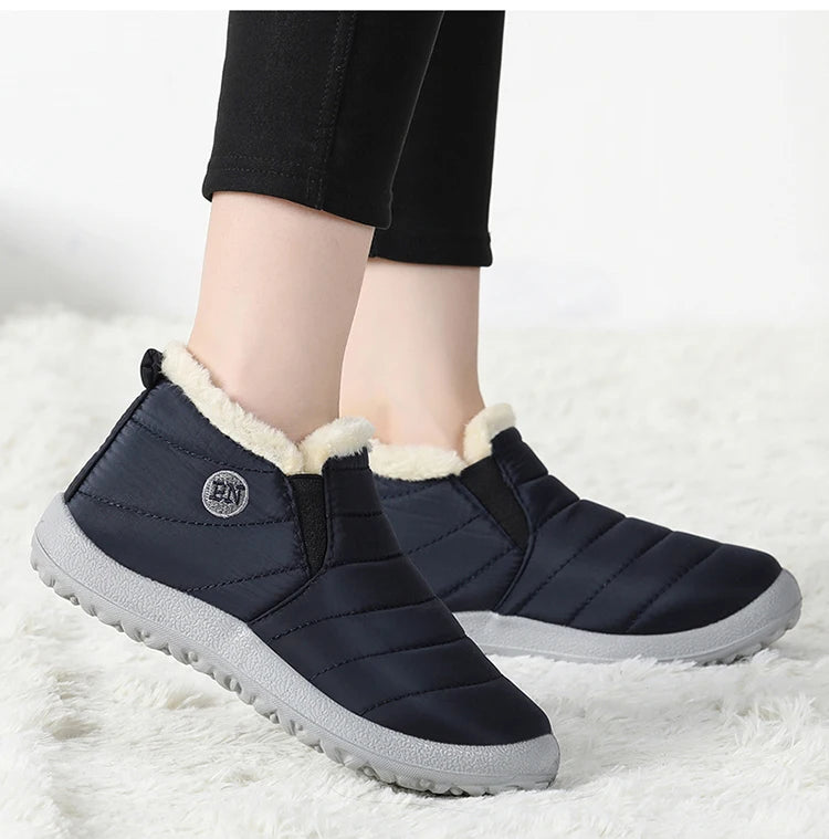 ARCTICâ„¢ COZY WARM WATERPROOF FUR SLIP ON BOOTS