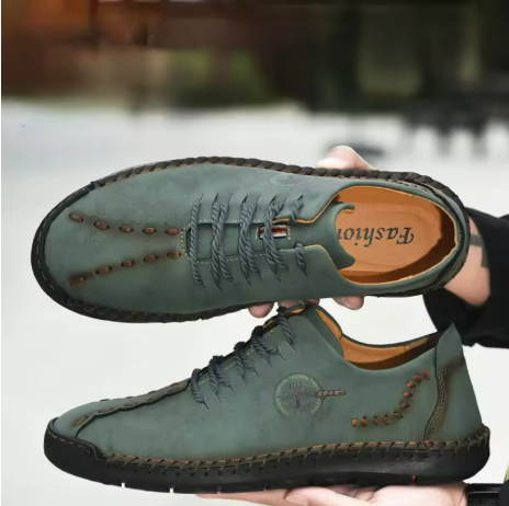 RIMOUSKI™ HANDMADE LEATHER MEN’S CASUAL SHOES