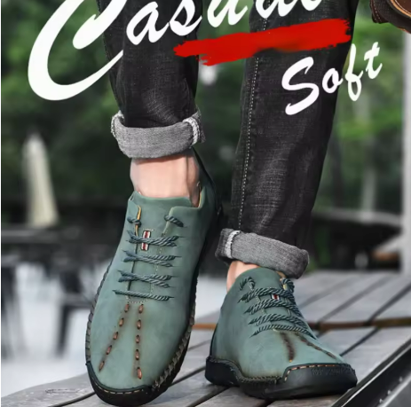 RIMOUSKI™ HANDMADE LEATHER MEN’S CASUAL SHOES