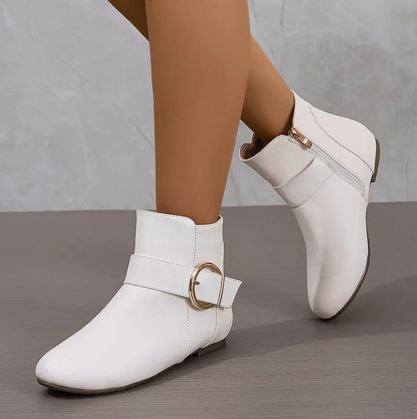 AVA™ CHELSEA ORTHOPEDIC BUCKLE WINTER ANKLE BOOTS
