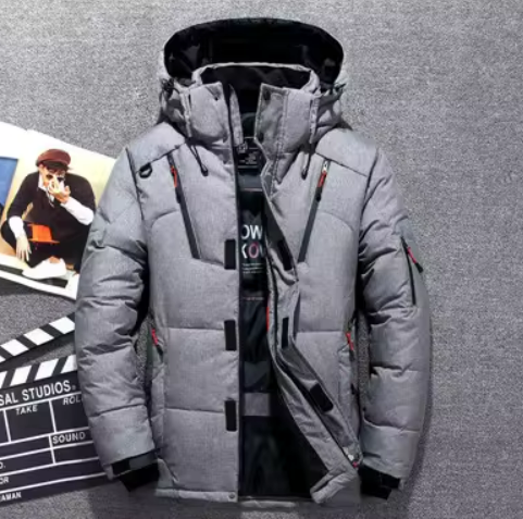PICTOU™ MEN'S WHITE DUCK DOWN JACKET
