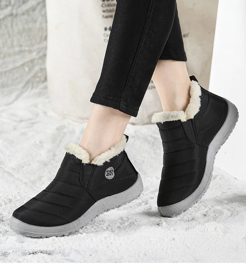 ARCTICâ„¢ COZY WARM WATERPROOF FUR SLIP ON BOOTS