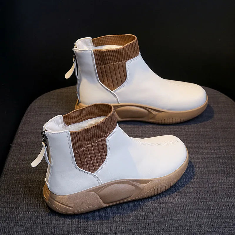 WOMEN'S ORTHOPEDIC THICK SOLE ANKLE BOOTS - BEST SELLER CANADA 2025