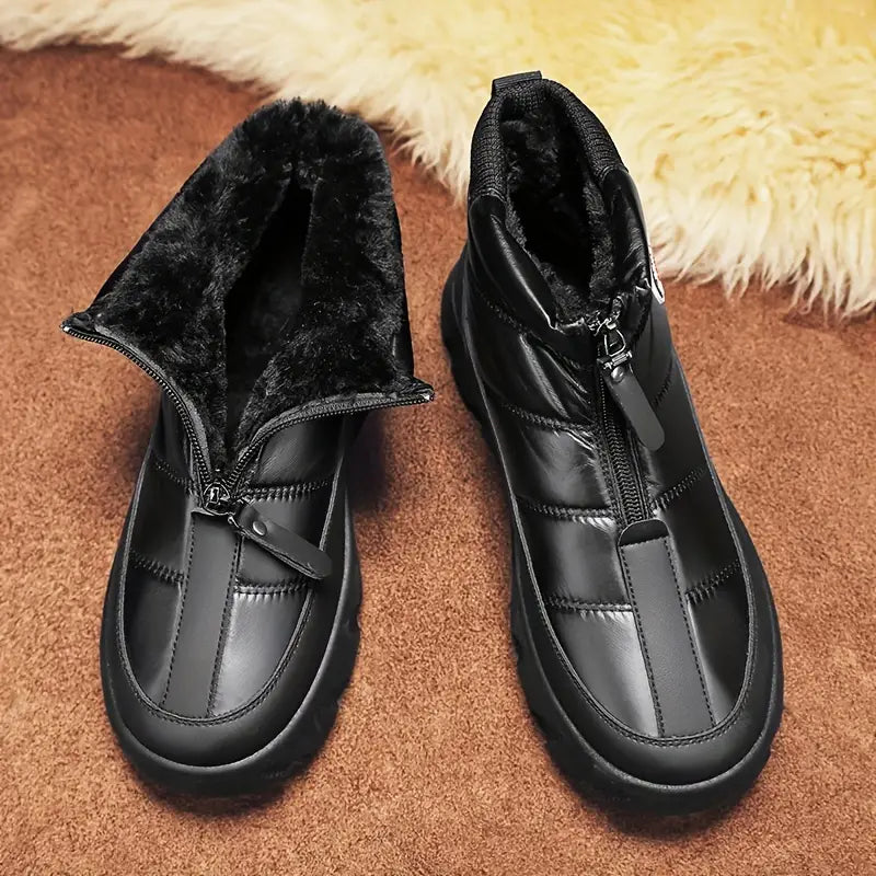 PINEBROOKâ„¢ WATERPROOF FUZZY LINED WINTER BOOTS