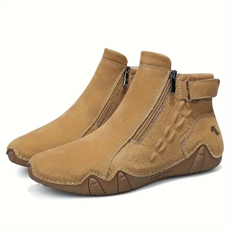 CRANBROOKâ„¢ MEN'S STYLISH SOLID COLOR ZIPPER BOOTS