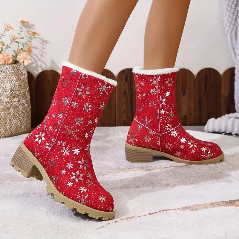 BRIERFIELD™ PLUSH LINED CHUNKY HEEL WINTER BOOTS
