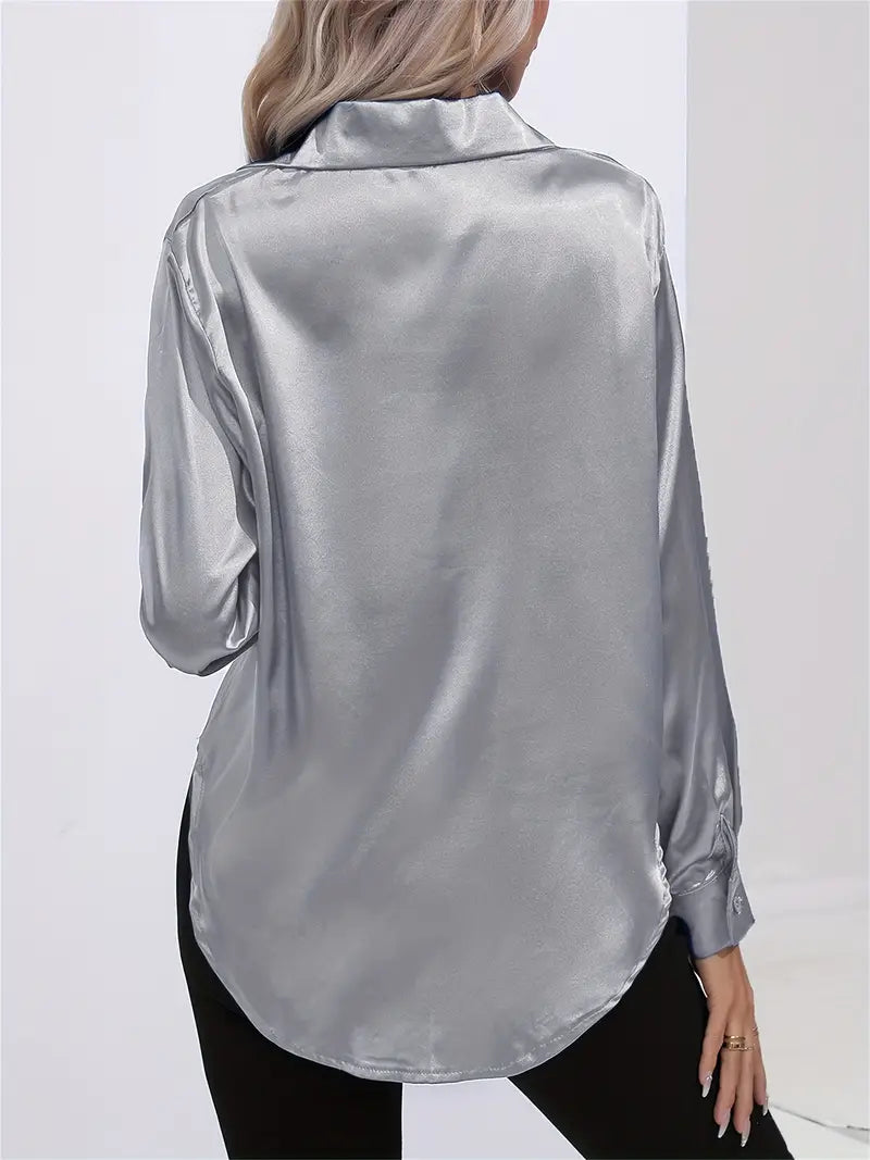 STELLA™ SATIN-LIKE BLOUSE