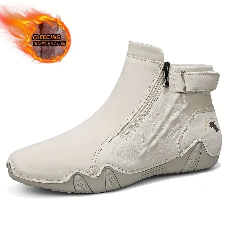 CRANBROOKâ„¢ MEN'S STYLISH SOLID COLOR ZIPPER BOOTS