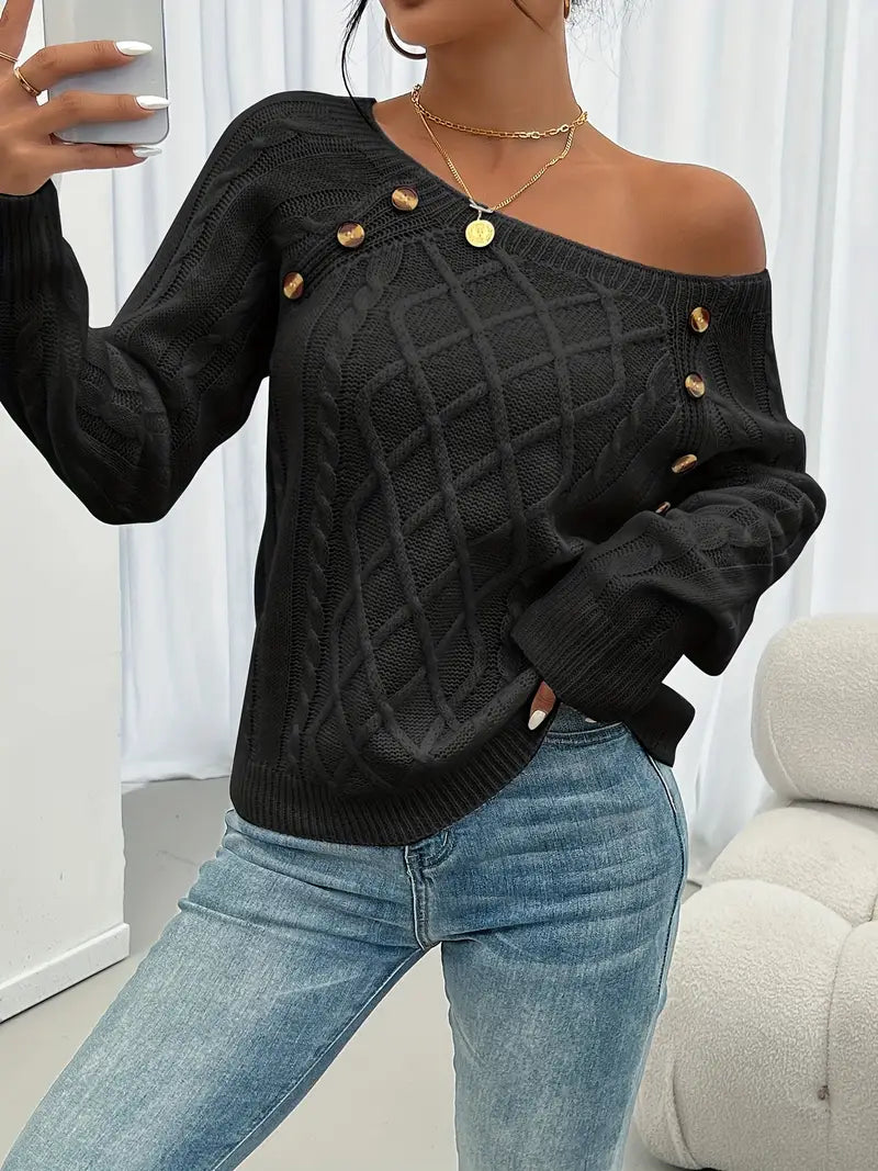 AVANI™ CABLE-KNIT SWEATER