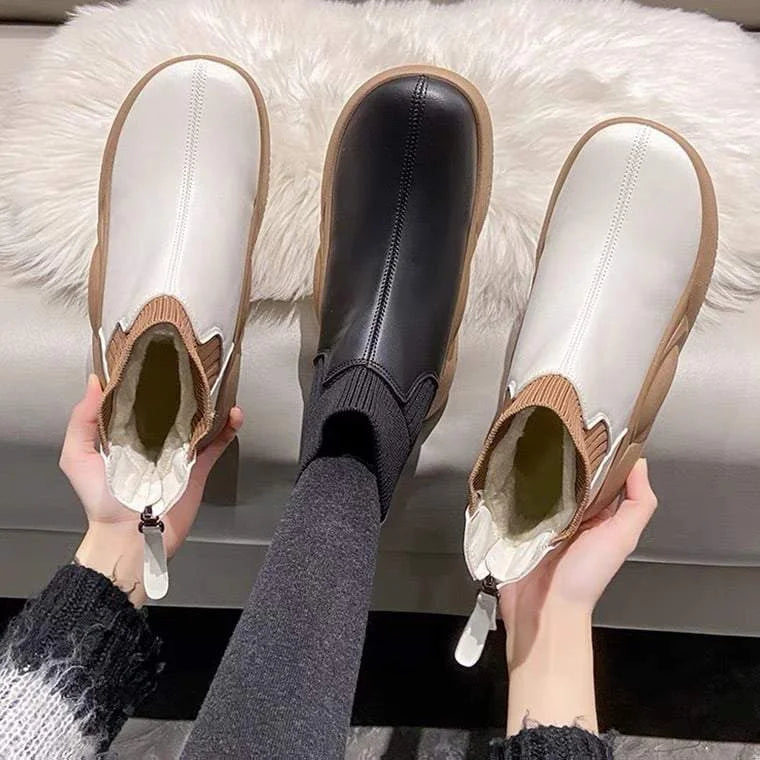 WOMEN'S ORTHOPEDIC THICK SOLE ANKLE BOOTS - BEST SELLER CANADA 2025