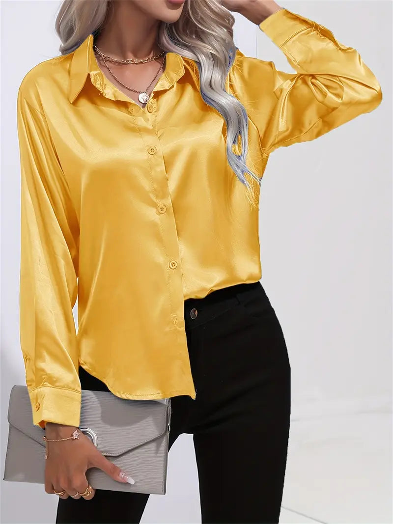 STELLA™ SATIN-LIKE BLOUSE