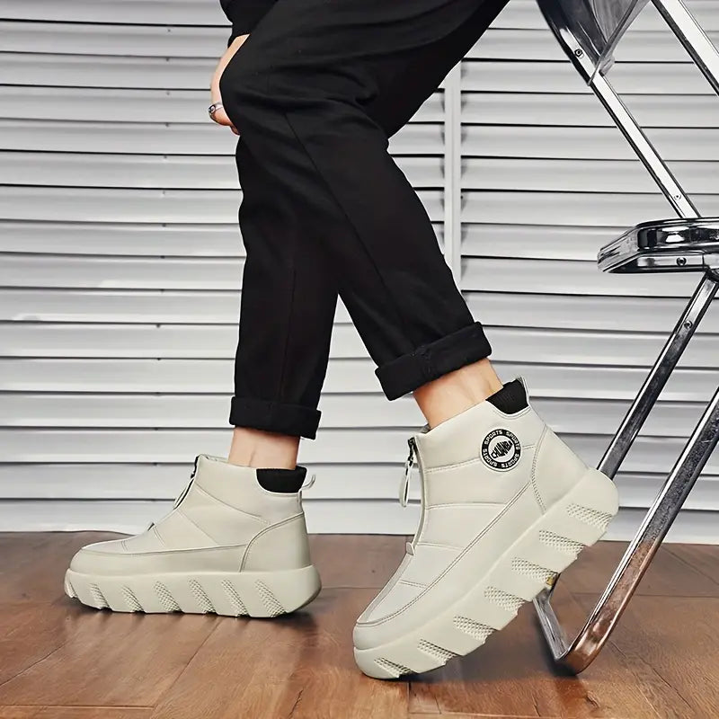 PINEBROOKâ„¢ WATERPROOF FUZZY LINED WINTER BOOTS