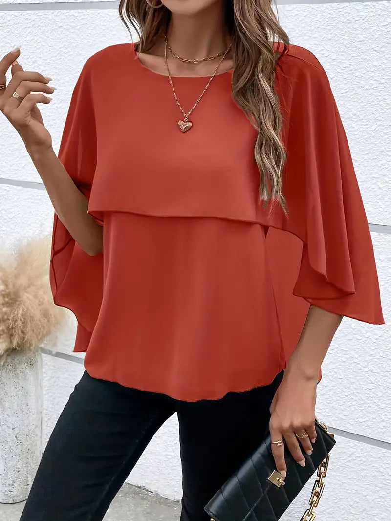 CELINAâ„¢ ASYMMETRICAL BLOUSE