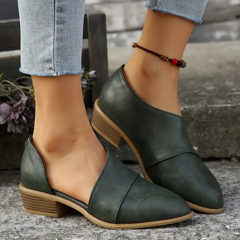 SAVINAβ’ WOMEN'S CHUNKY HEEL SHORT BOOTS
